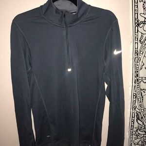 Nike half zip dri fit running jacket (reflective)